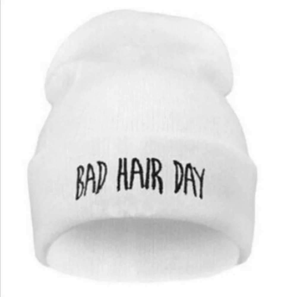 NEW ~ BAD HAIR DAY BEANIE HAT